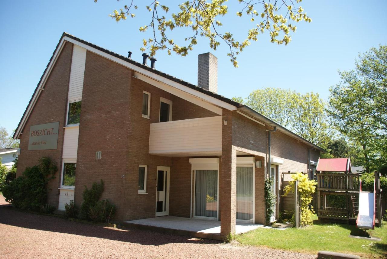 Boszicht 6 Halfvrijstaande Vakantiewoning In Oostkapelle Exteriör bild
